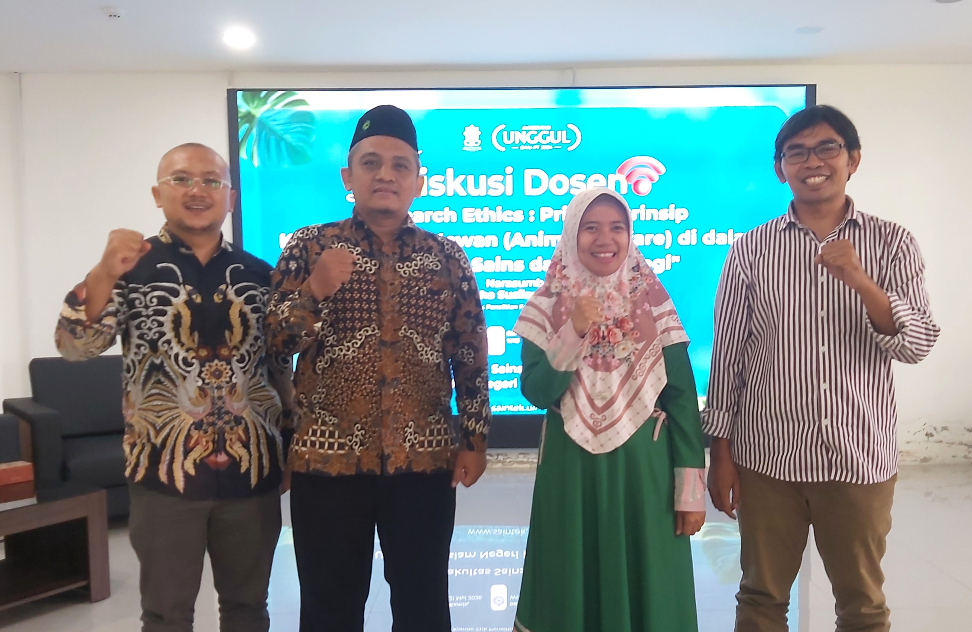 Research Ethics dan Kesejahteraan Hewan Dibahas dalam Diskusi Dosen FST UIN Surakarta