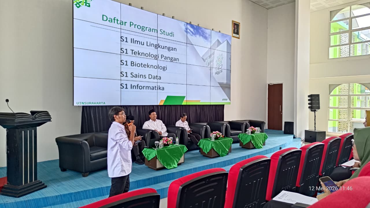 FST UIN Surakarta Gelar Sosialisasi PMB untuk Tingkatkan Animo Mahasiswa Baru