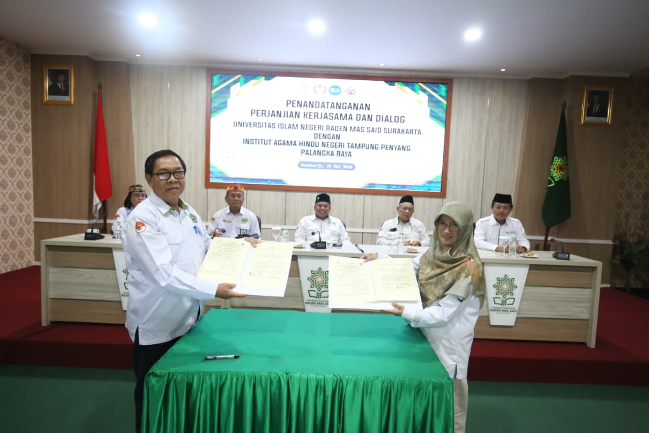 Sinergi Antar Perguruan Tinggi, FST UIN Surakarta dan IAHN Palangka Raya Sepakati Kerja Sama Strategis