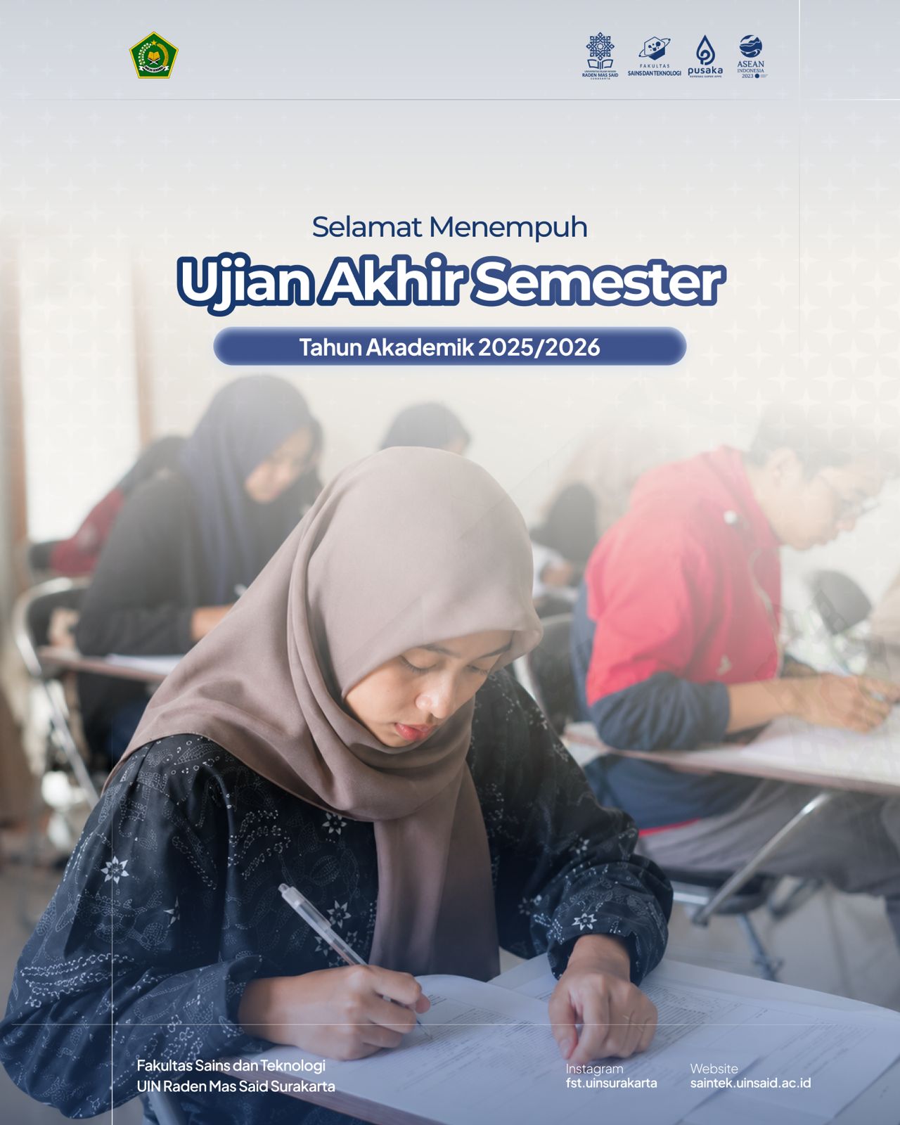 Evaluasi Pembelajaran Akhir Semester, FST UIN Surakarta Gelar UAS bagi Seluruh Mahasiswa
